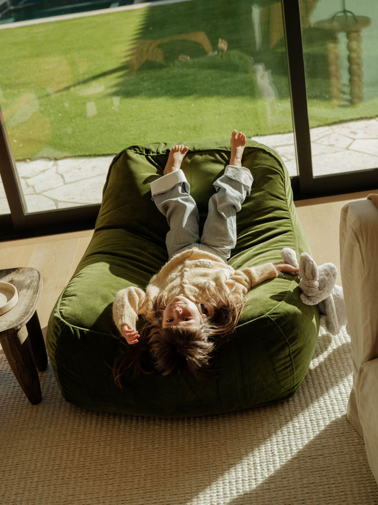 Dume Lounge Chair - Moss Velvet
