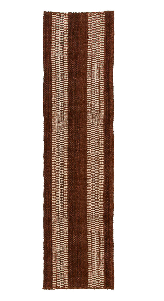 Carla Runner | Burgundy & Natural
