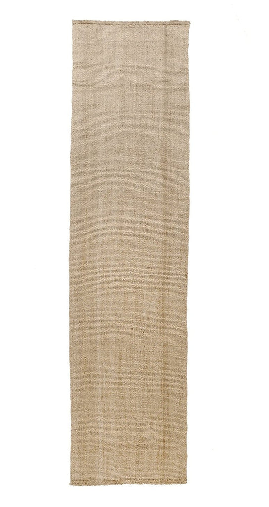 Handcrafted artisan rug in sand colorway