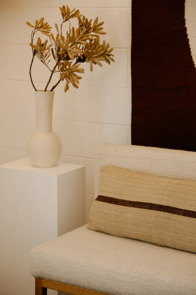 Lola XL Lumbar Cushion | Sand & Rust