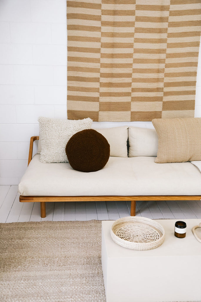 Classica Round Cushion | Rust