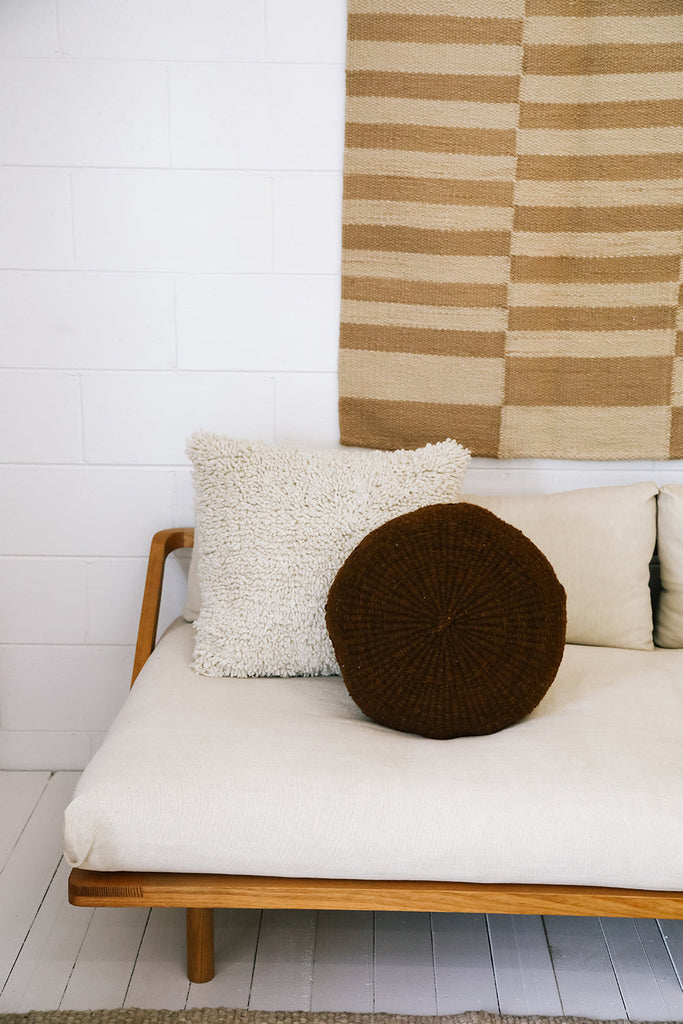 Classica Round Cushion | Rust