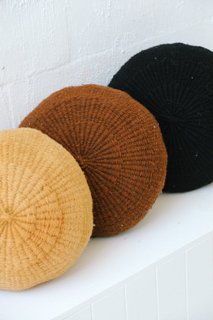 Classica Round Cushion | Rust