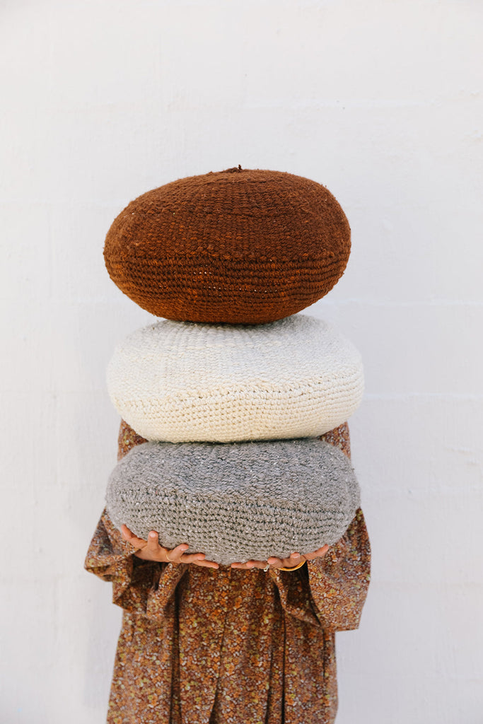 Classica Round Cushion | Rust