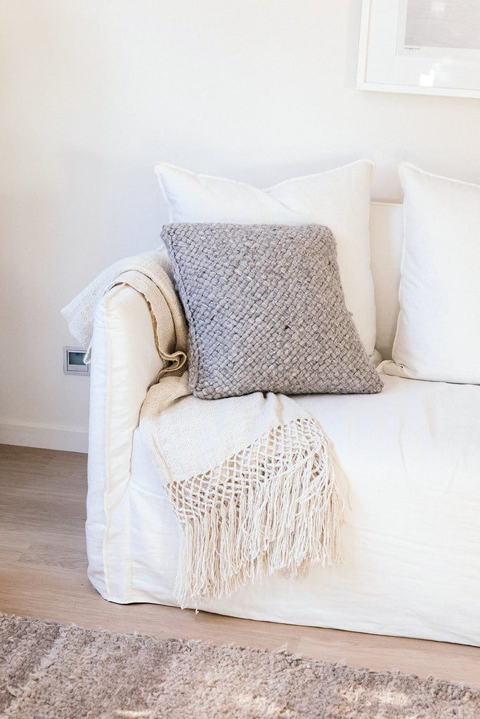 Classica Chunky Cushion | Grey