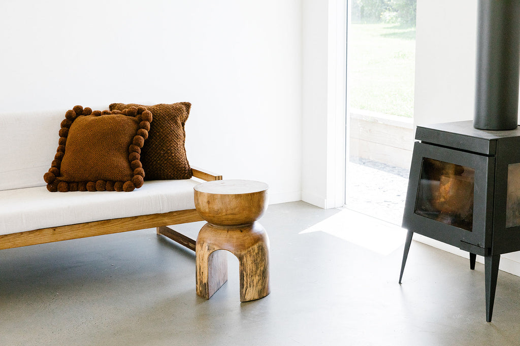 Classica Chunky Cushion | Rust