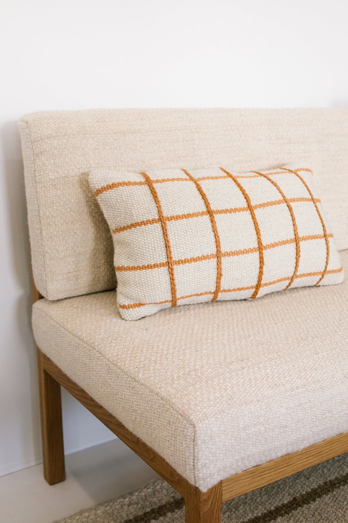Sara Lumbar Cushion | Natural & Desert