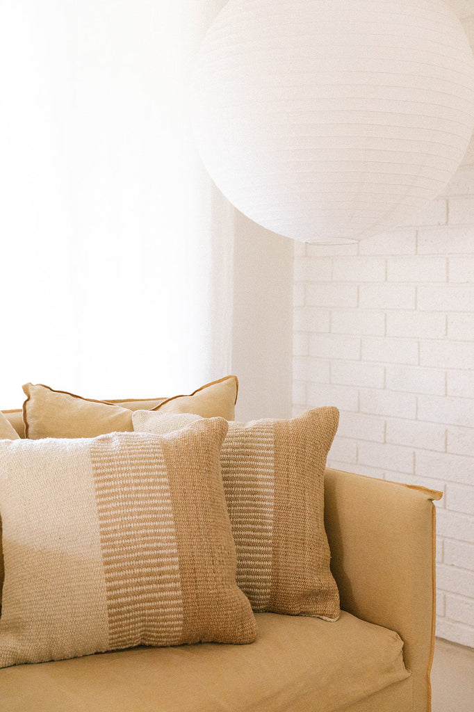 Paloma Cushion | Natural & Sand