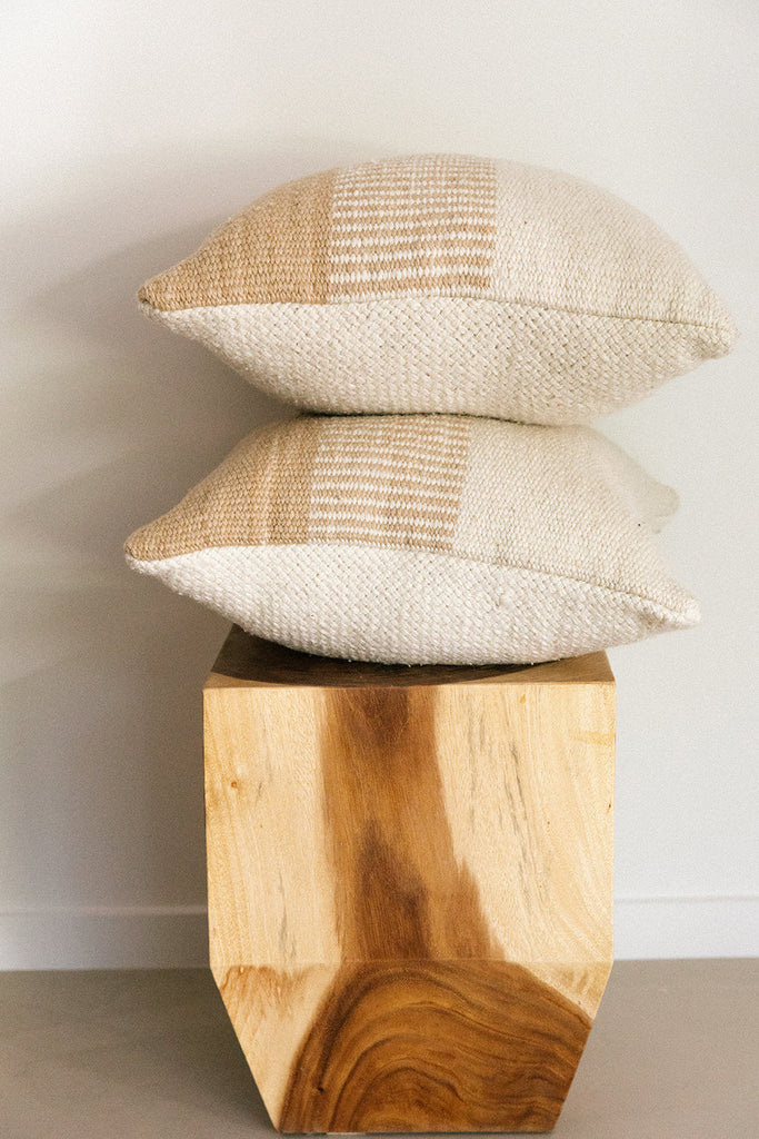 Paloma Cushion | Natural & Sand