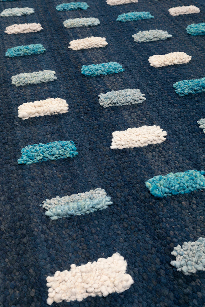 Esther | Navy, Sea Blue, Sea Foam & Natural