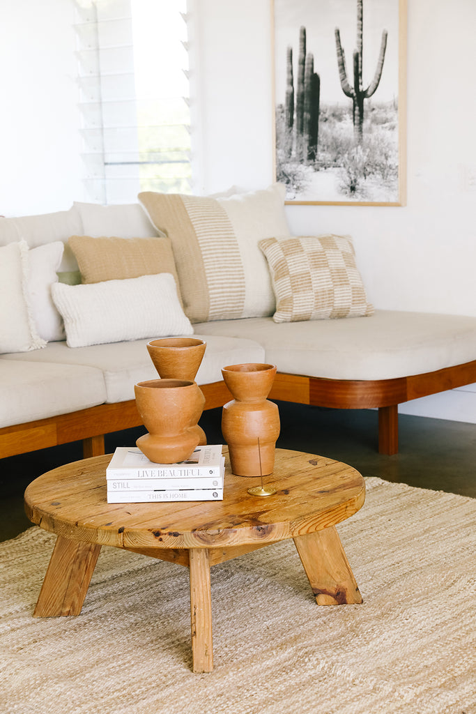 Paloma Cushion | Natural & Sand