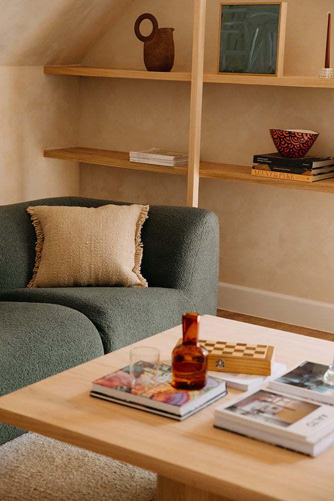 Classica Fringe Cushion | Sand