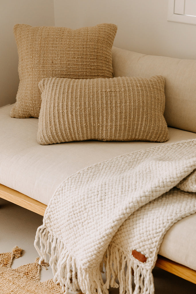 Monte Throw | Natural White