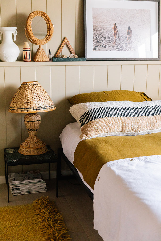 Paloma XL Lumbar Cushion | Natural, Sand & Black