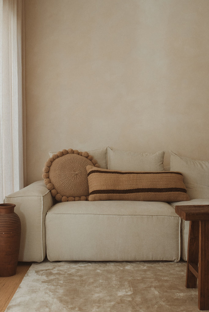 Tomasa XL Lumbar Cushion | Sand & Rust