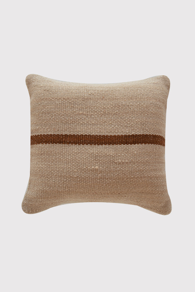 Lola Cushion | Sand & Rust