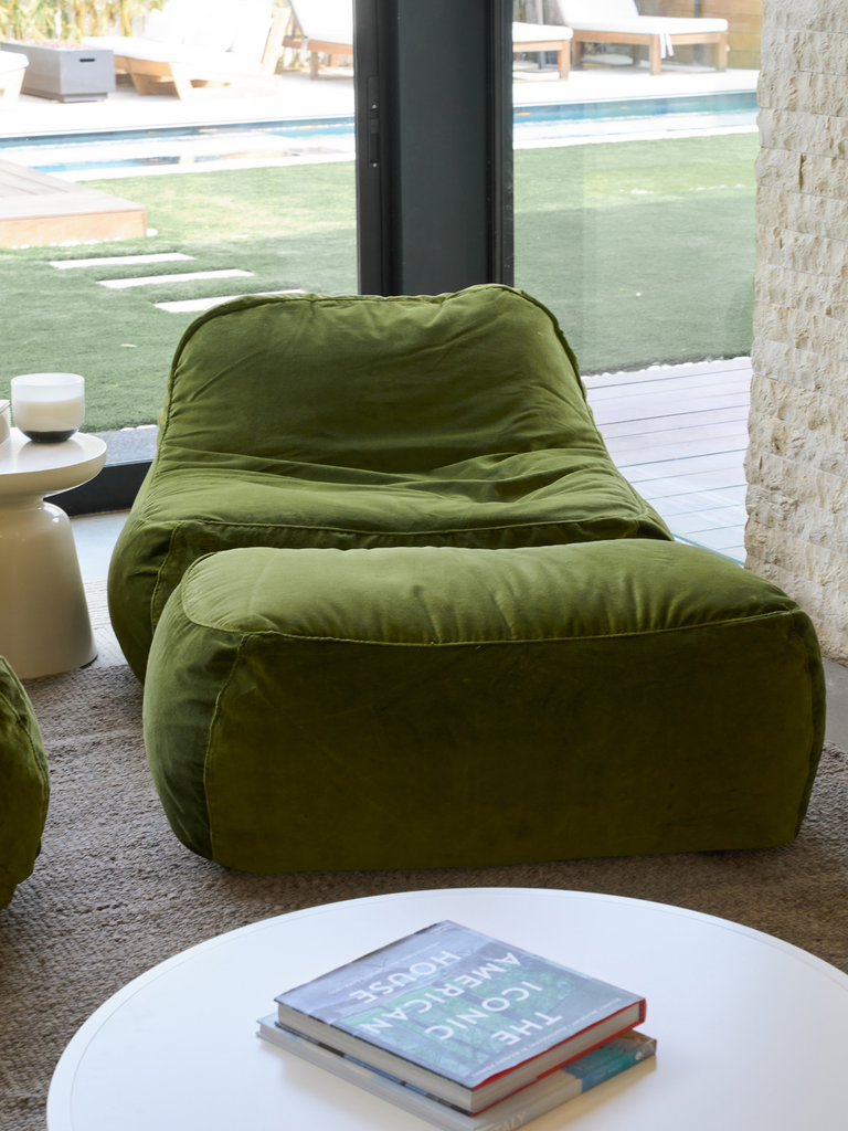 Dume Lounge Chair - Moss Velvet