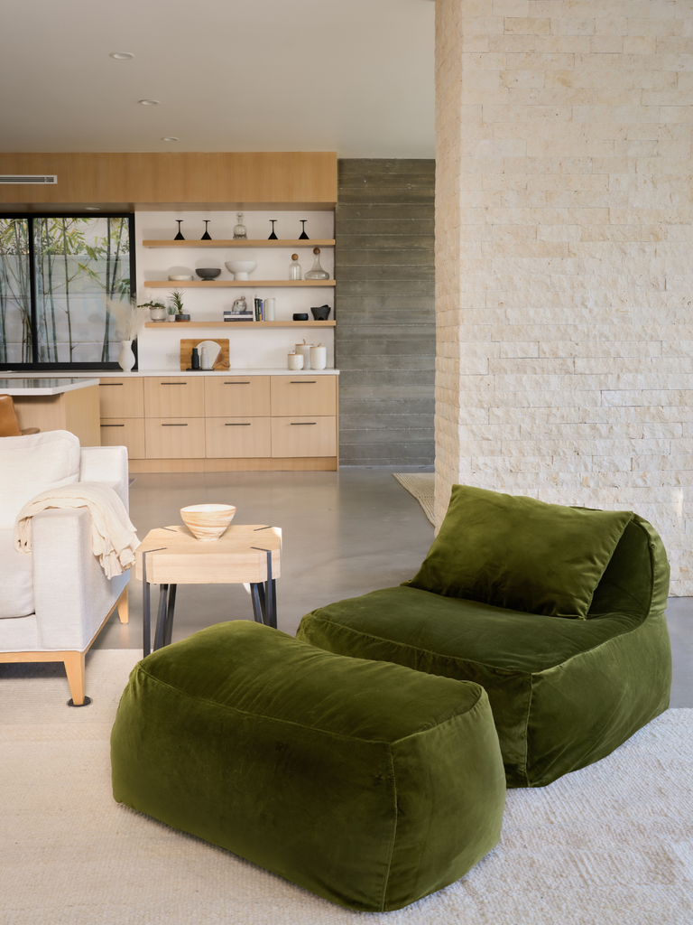 Dume Lounge Chair - Moss Velvet