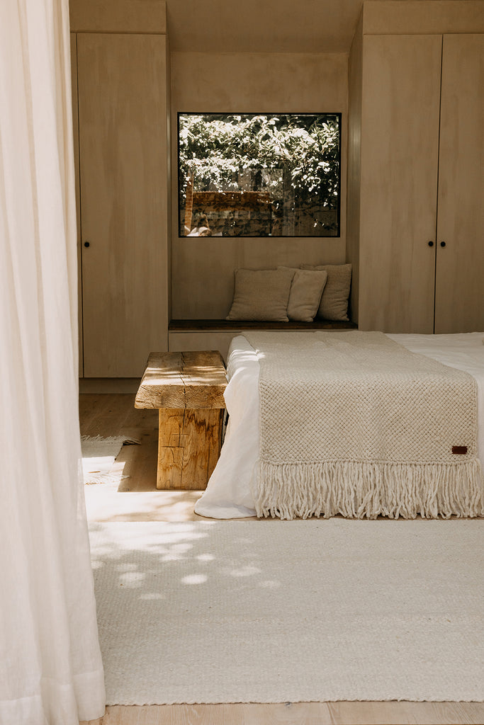 Monte Throw | Natural White