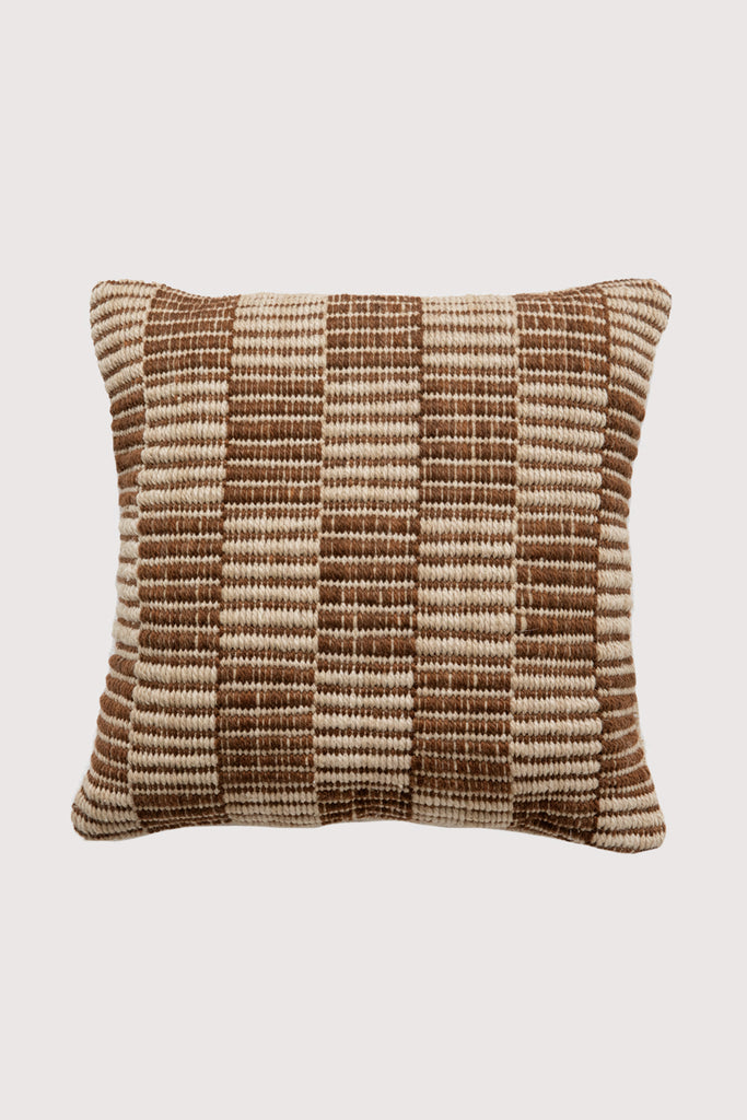 Lara Cushion | Rust & Sand