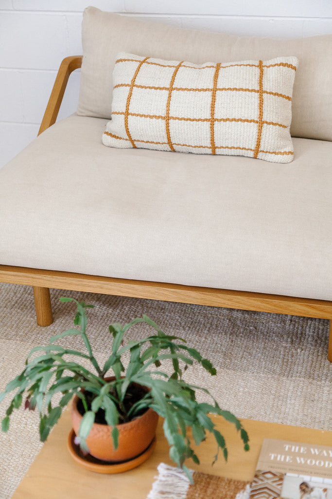 Sara Lumbar Cushion | Natural & Desert
