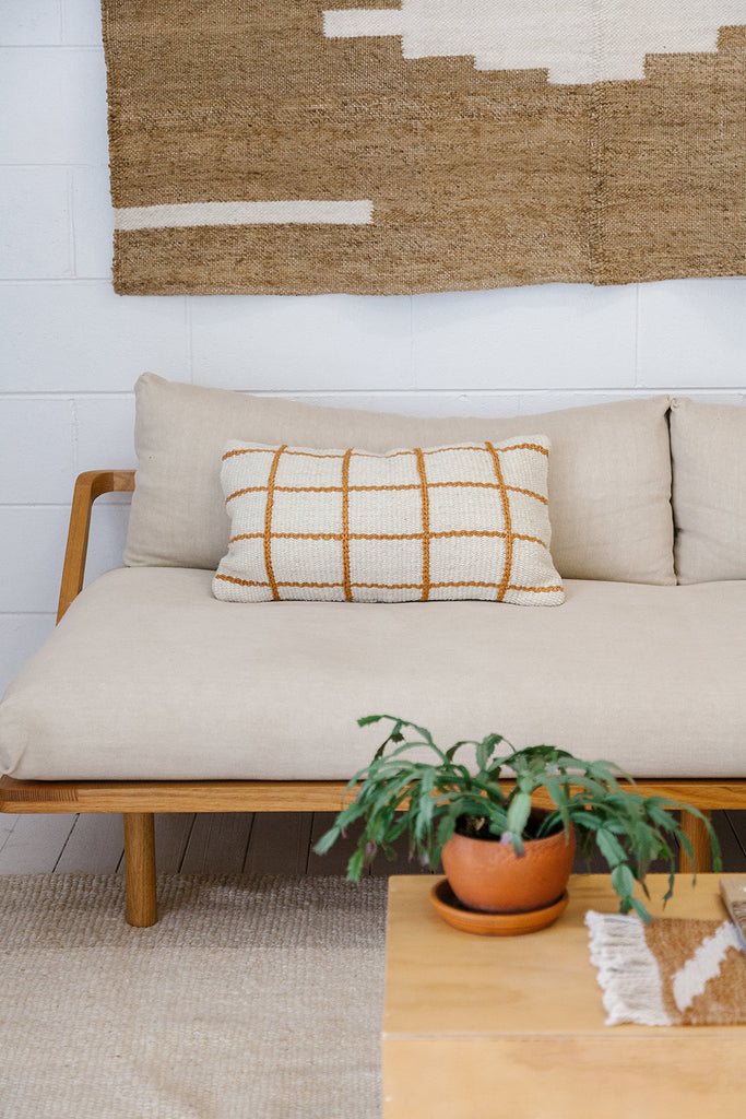 Sara Lumbar Cushion | Natural & Desert