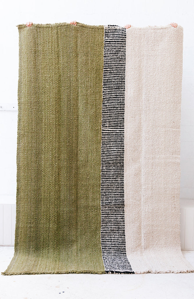 Paloma | Moss, Black & Natural