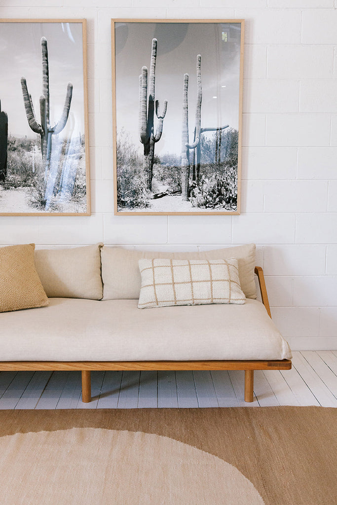 Sara Lumbar Cushion | Natural & Sand