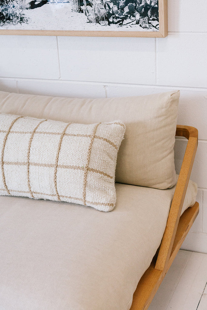 Sara Lumbar Cushion | Natural & Sand