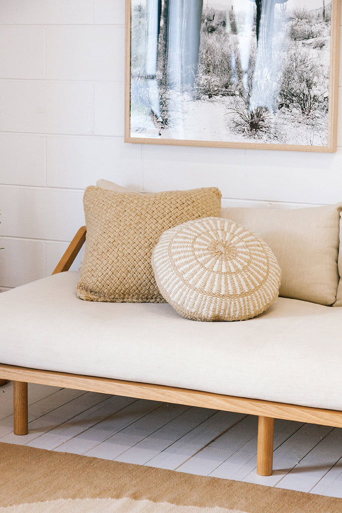 Sierra Cushion | Sand & Natural