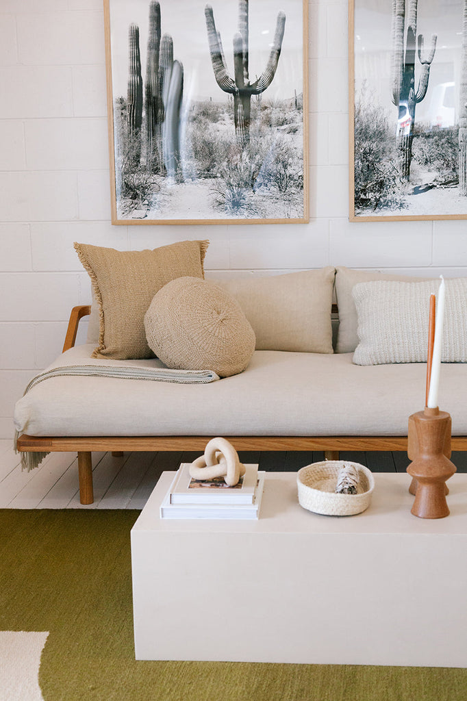 Classica Fringe Cushion | Sand