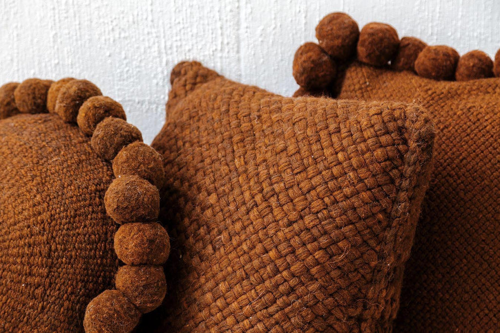Classica Chunky Cushion | Rust