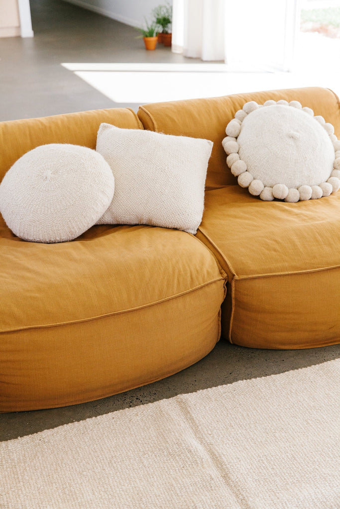 Classica Round Cushion | Natural