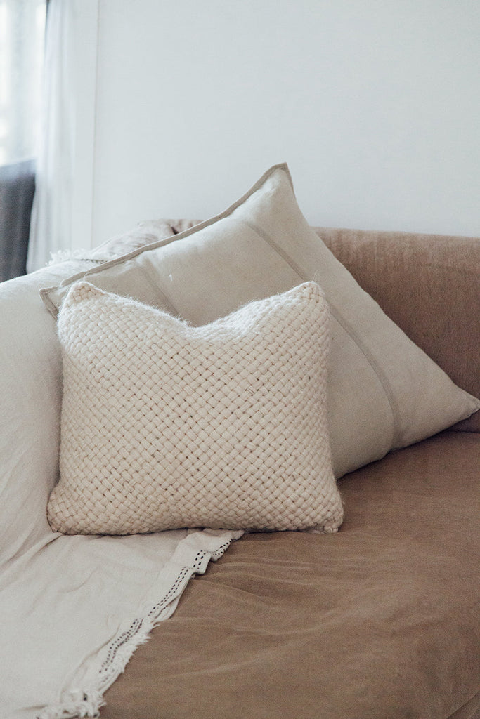 Classica Chunky Cushion | Natural
