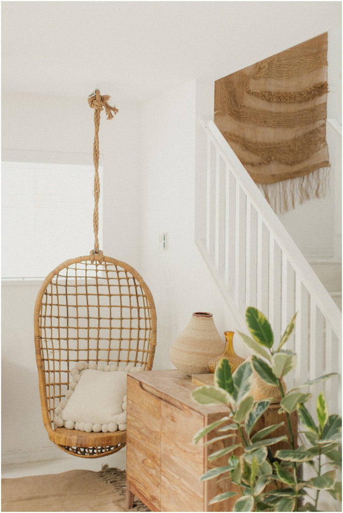 Classica Pom Pom Cushion | Natural