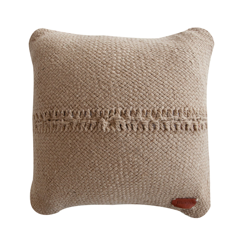 Rosana Cushion | Sand & Natural
