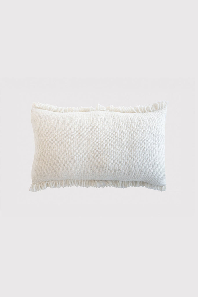 Classica Fringe Lumbar Cushion | Natural