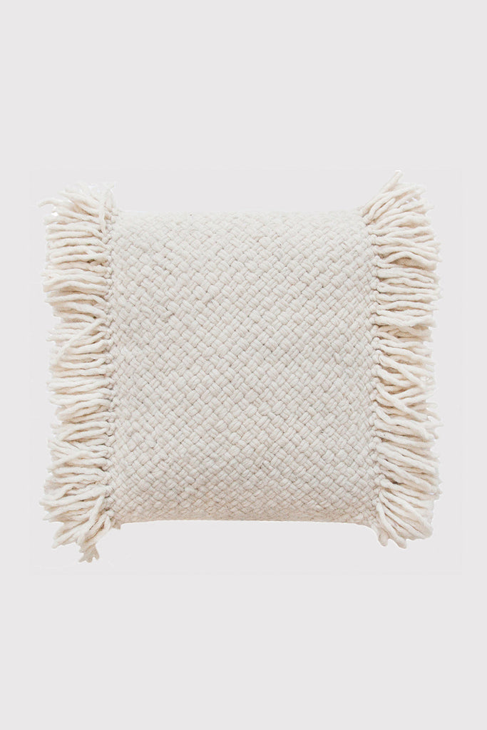 Classica Chunky Tassel Cushion | Natural