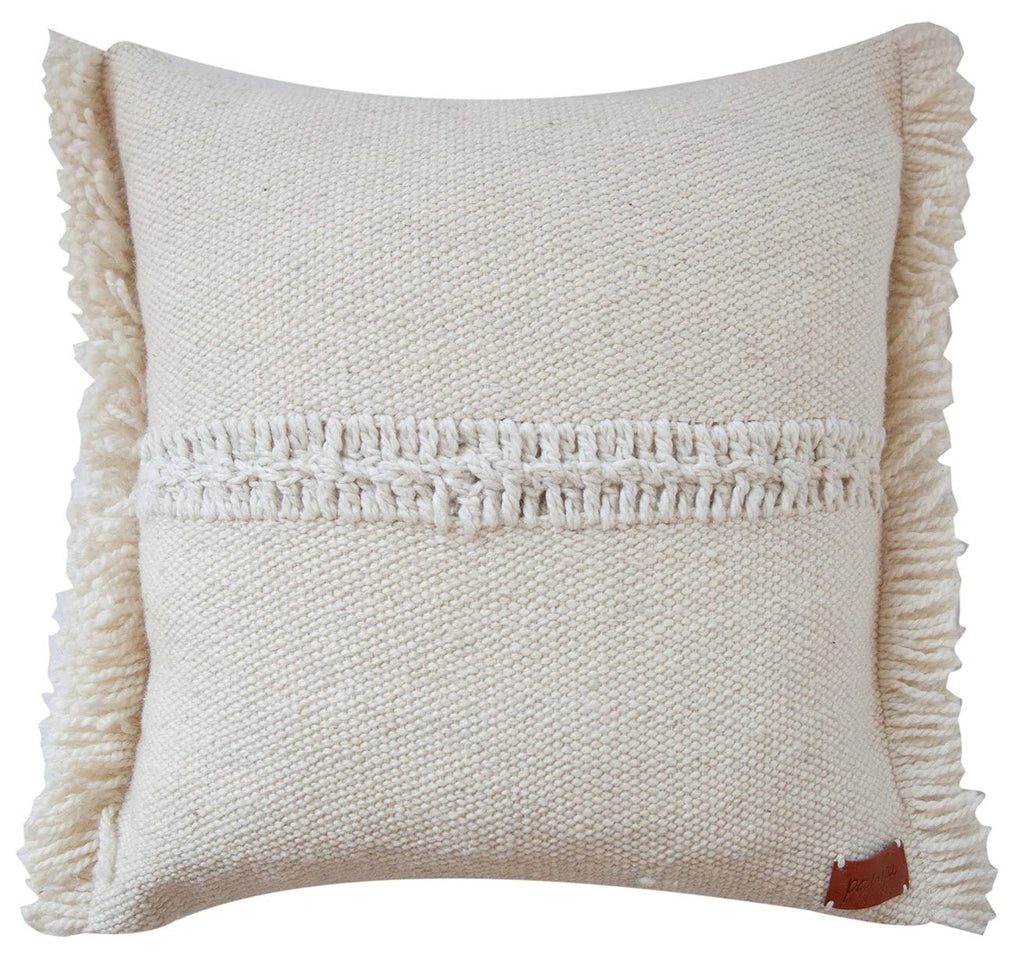 Classica Fringe Cushion | Natural