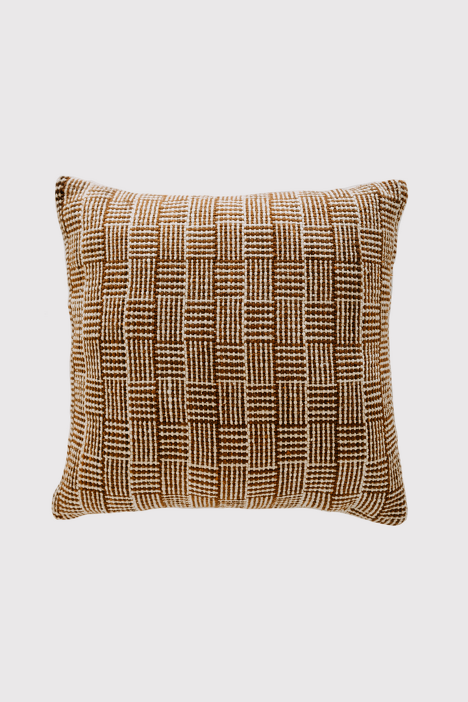 Andina Cushion | Sand & Rust