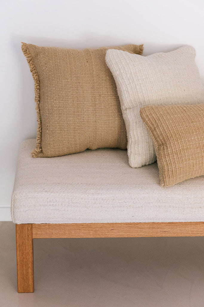 Classica Fringe Cushion | Sand