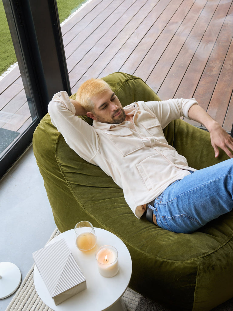 Dume Lounge Chair - Moss Velvet