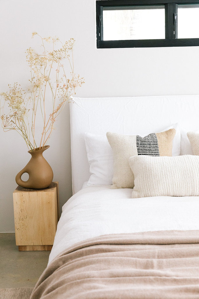 Paloma Cushion | Natural, Sand & Black