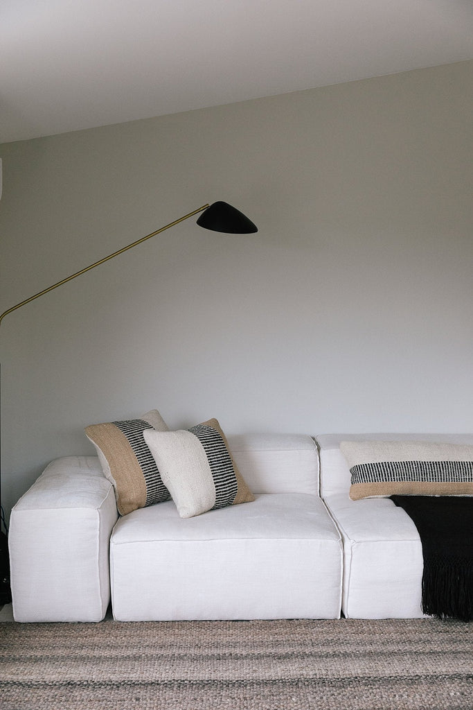 Paloma XL Lumbar Cushion | Natural, Sand & Black