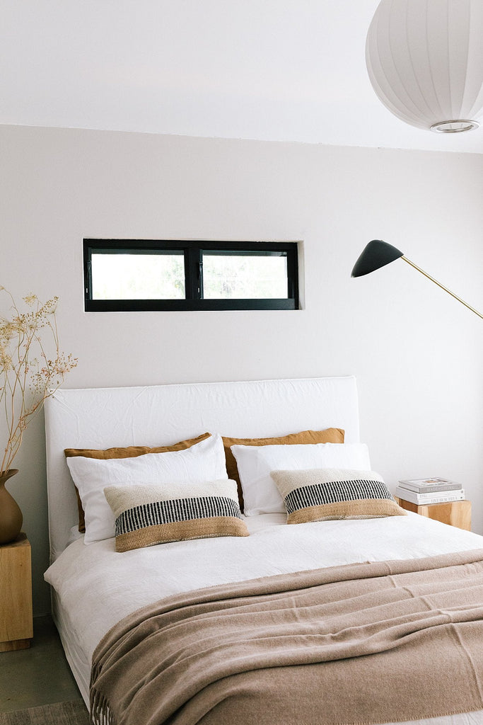 Paloma Lumbar Cushion | Natural, Sand & Black