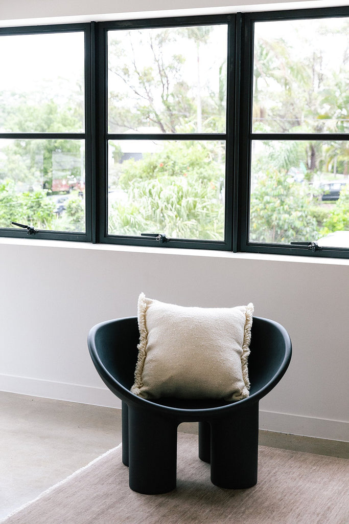 Classica Fringe Cushion | Natural