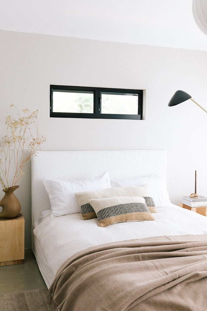 Paloma Lumbar Cushion | Natural, Sand & Black