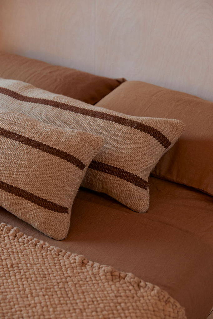 Tomasa XL Lumbar Cushion | Sand & Rust