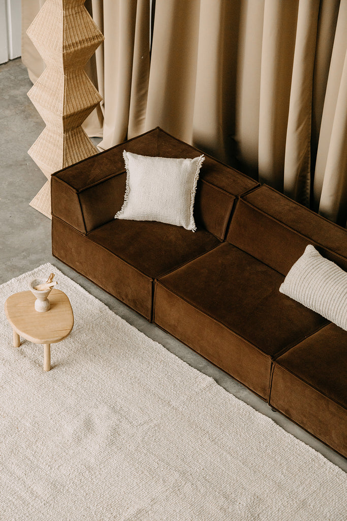 Classica Fringe Cushion | Natural