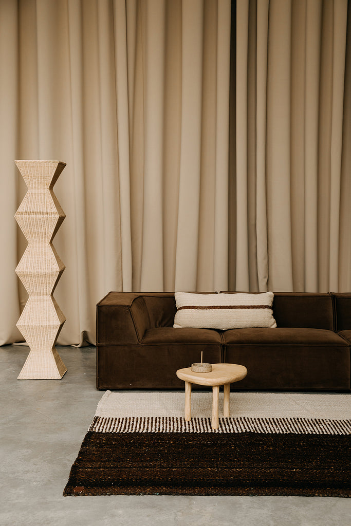 Lola XL Lumbar Cushion | Sand & Rust